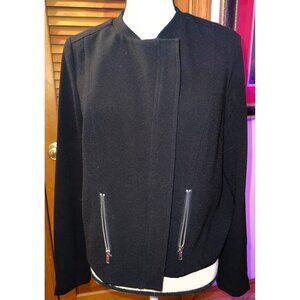 Bar 111 Black Zipper Jacket — Large